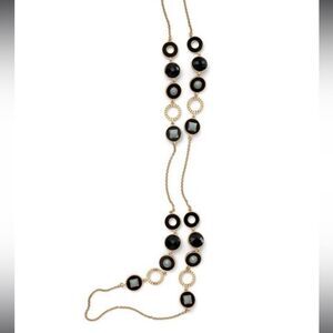 Dapple lia sophia Retired necklace NEW WITH TAG🏷 matte gold/black